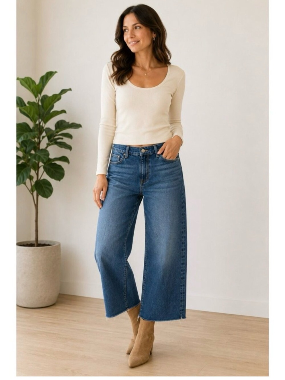 Madewell Low-Slung Baggy Crop Jeans